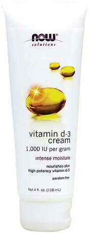 NOW Foods Vitamin D-3 Cream - 118 ml Discount