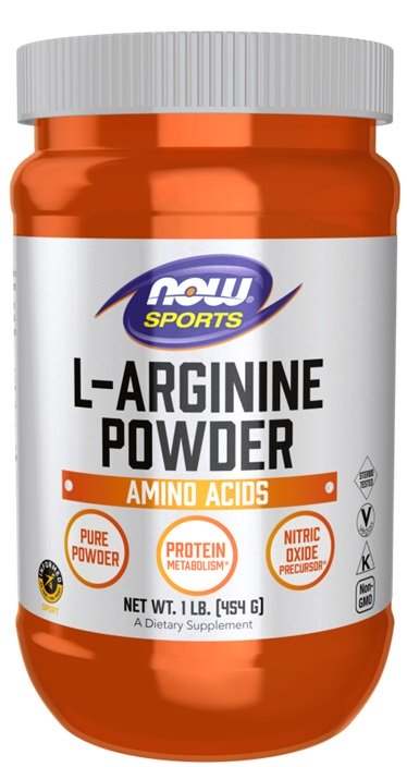 NOW Foods L-Arginine, Powder - 454 grams For Cheap