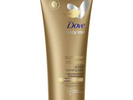 Dove DermaSpa Summer Revived Tanning Lotion Medium to Dark 200ml Cheap