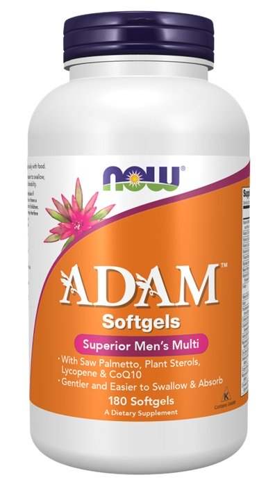 NOW Foods ADAM Multi-Vitamin for Men - 180 softgels Online Hot Sale