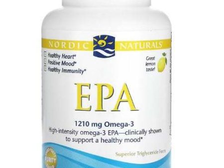 Nordic Naturals EPA, 1210mg Lemon - 60 softgels Online now