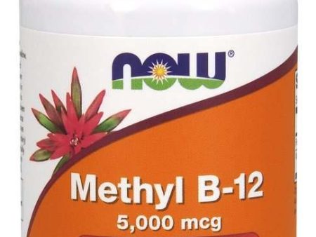 NOW Foods Methyl B-12 with Folic Acid, 5000mcg - 60 lozenges Fashion