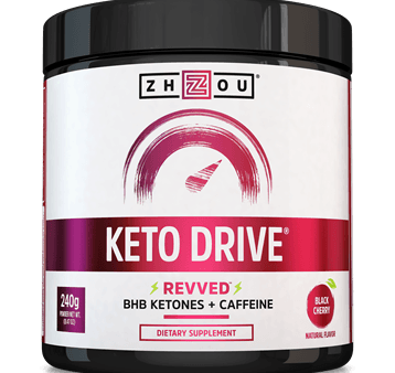 Keto Drive BHB Black Cherry 8.47 oz - Zhou Nutrition - SOI* Online Sale