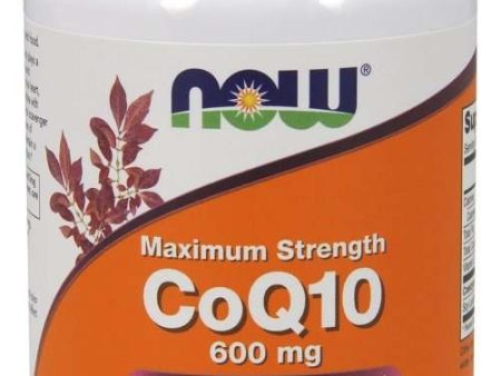 NOW Foods CoQ10 with Lecithin & Vitamin E, 600mg - 60 softgels For Discount