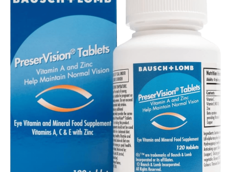 Preservision Multivitamin & Mineral Tablets Pack of 120 Supply