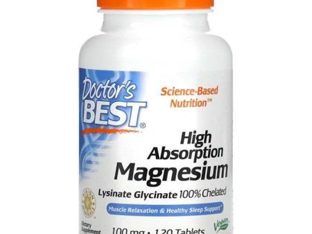 Doctor s Best High Absorption Magnesium, 100mg - 120 tablets Discount