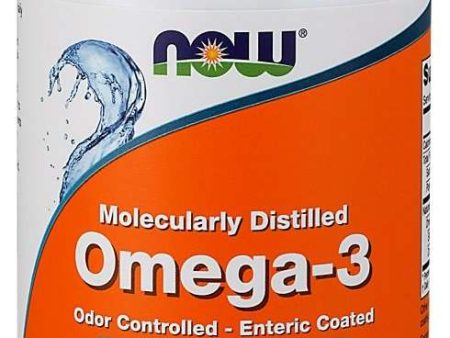 NOW Foods Omega-3 Enteric Coated - 180 softgels Online Sale