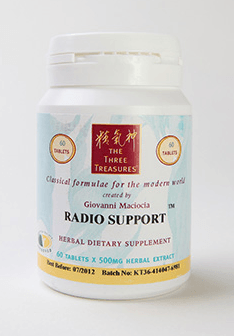 Radio Support (60 x 500mg tablets) - The Three Treasures - Giovanni Maciocia Cheap