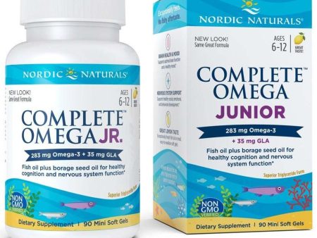 Nordic Naturals Complete Omega Junior, 283mg Lemon - 90 mini softgels Cheap