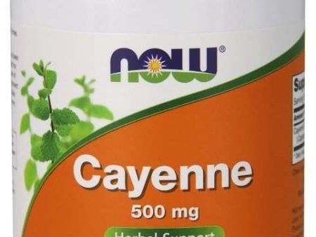 NOW Foods Cayenne, 500mg - 250 vcaps For Sale