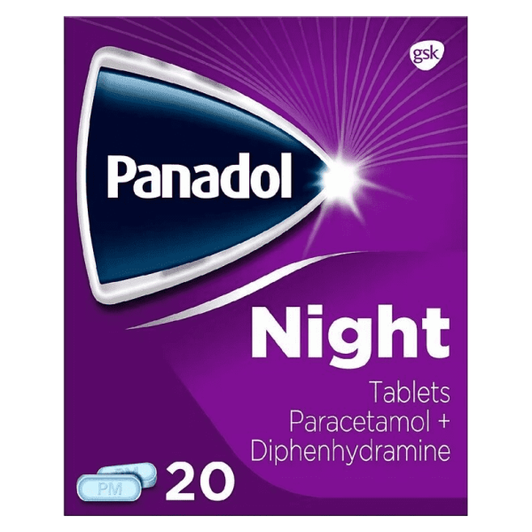 Panadol Night Tablets Pack of 20 For Sale