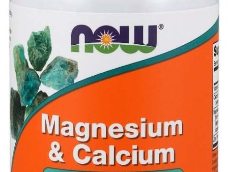 NOW Foods Magnesium & Calcium with Zinc and Vitamin D3 - 100 tablets For Sale