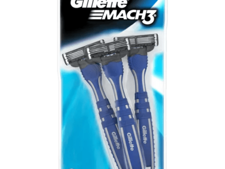 Gillette Mach 3 Disposable Razors Pack of 3 Sale