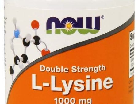 NOW Foods L-Lysine, 1000mg - 100 tablets Online now