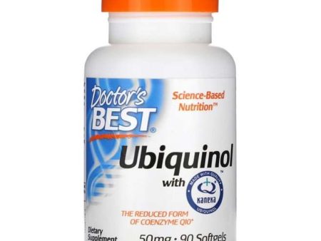 Doctor s Best Ubiquinol with Kaneka 50mg 90 Softgels For Sale