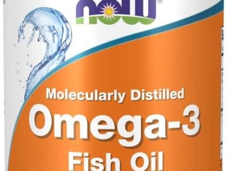 NOW Foods Omega-3 Fish Oil, Molecularly Distilled - 200 softgels Online Hot Sale