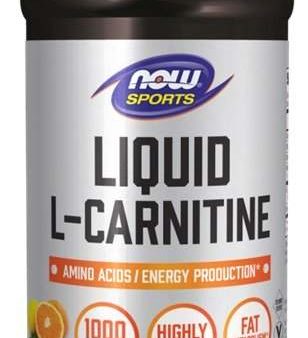 NOW Foods Liquid L-Carnitine, 1000mg Citrus - 473 ml Hot on Sale