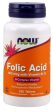 NOW Foods Folic Acid with Vitamin B12, 800mcg - 250 tablets For Discount