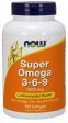 NOW Foods Super Omega 3-6-9, 1200mg - 180 softgels Hot on Sale