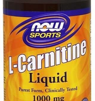 NOW Foods Liquid L-Carnitine, 1000mg Tropical Punch - 473 ml Online Hot Sale