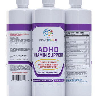 ADHD Vitamin Support Formula (16 fl oz) 473ml (Lemon Lime) - BrainChild Nutritionals For Cheap