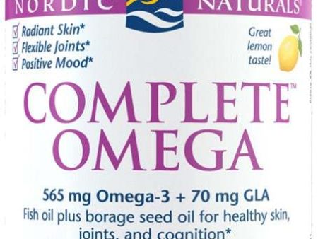 Nordic Naturals Complete Omega, 565mg Lemon - 120 softgels For Discount