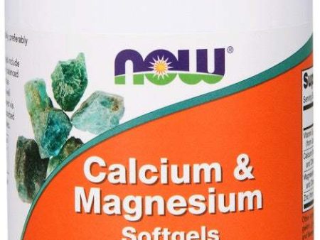 NOW Foods Calcium & Magnesium with Vit D and Zinc - 120 softgels Online now