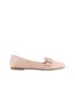 DressBerry Peach-Coloured Pointed Toe Ballerinas Fashion