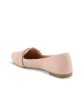 DressBerry Peach-Coloured Pointed Toe Ballerinas Fashion