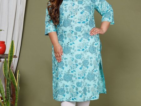 Swasti Floral Printed Gotta Patti Pure Cotton Kurta Sale