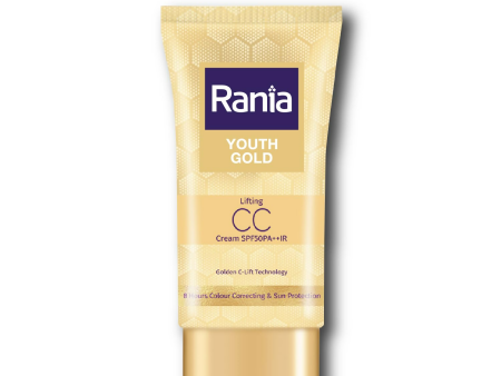 Rania CC Cream SPF50PA++IR with Vitamin C,24K Gold Hot on Sale