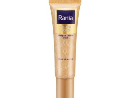 Rania 24K Gold Eye Cream Reduces Dark Circles Puffiness & Fine Lines Hot on Sale