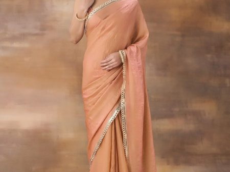 kasee Sequinned Organza Saree For Cheap