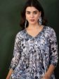 Sangria Printed Kurta With Palazzo Online