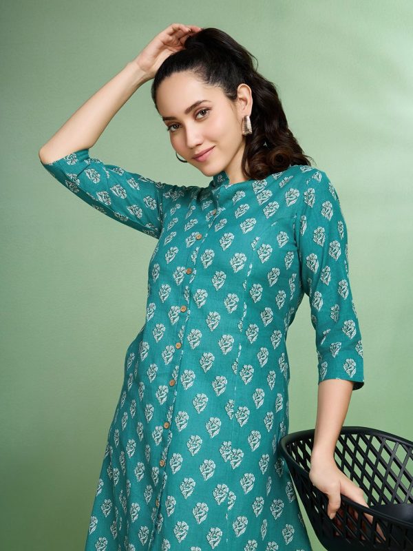 Sangria Printed Pure Cotton Kurta Cheap