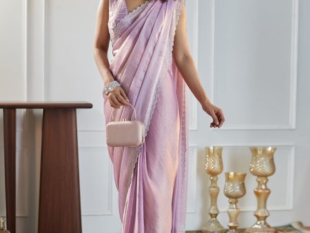 kasee Beads and Stones Silk Blend Saree For Discount