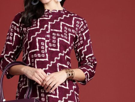 Anouk Bandhani Printed Kurta Cheap