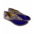 Ethnic Rajasthani Jaipuri Golden Embroidery Work Sandal Slipper with Close Online