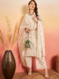 Sangria Floral Embroidered Pure Cotton Straight Kurta Set Online now