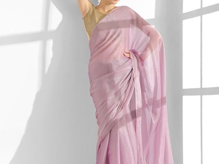 Mitera Embellished Sequinned Pure Chiffon Saree For Sale