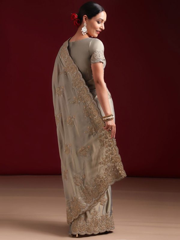 kasee Embellished Embroidered Pure Silk Saree Online