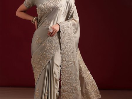 kasee Embellished Embroidered Pure Silk Saree Online