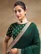 kasee Solid Embroidered Pure Silk Saree Hot on Sale