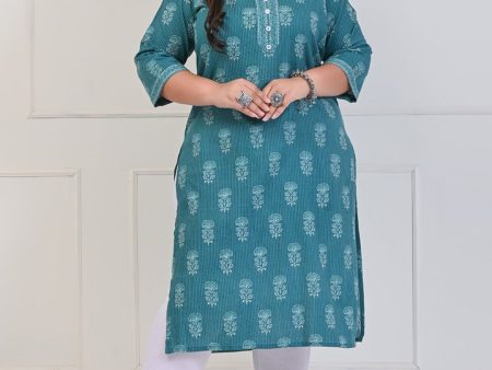 Swasti Ethnic Motifs Printed Pure Cotton Kurta Discount