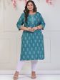 Swasti Ethnic Motifs Printed Pure Cotton Kurta Discount