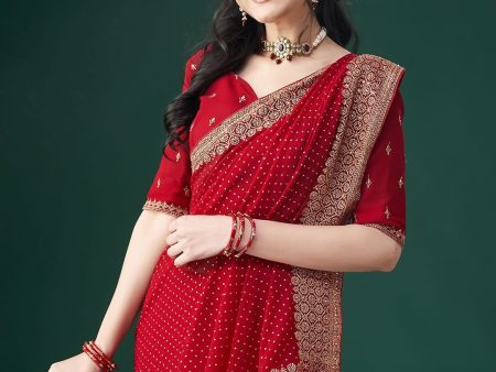 kasee Embellished Beads and Stones Celebrity Saree Supply