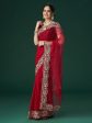 kasee Women s Aari Work Embroidered Net Sarees Online Hot Sale