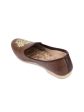 DESI COLOUR Men Woven Design Comfort Insole Mojaris Sale