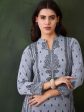 Sangria Self Design Winter Kurta & Trouser Fashion