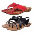 Combo 2 Pairs Women s Fashion Sandal Black & Red on Sale